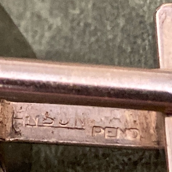 Vintage Anson Brushed Gold Art Deco Cufflinks – Patent Pending - Picture 5 of 6